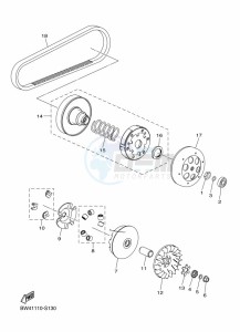 YFZ50 (BW4H) drawing CLUTCH