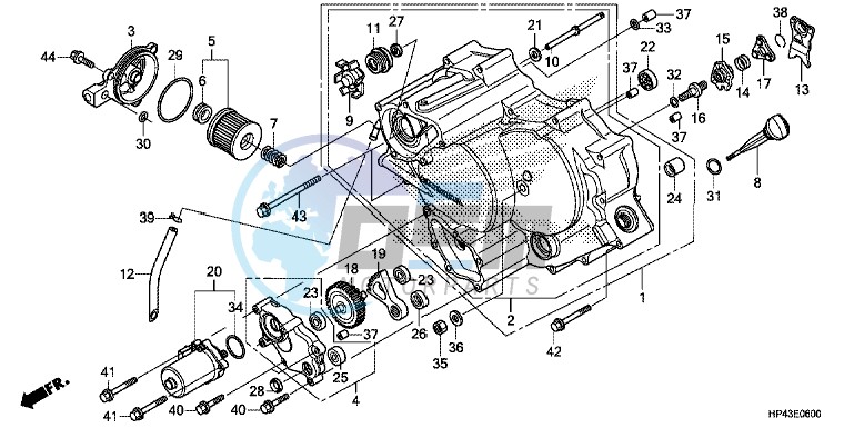 FRONT CRANKCASE COVER