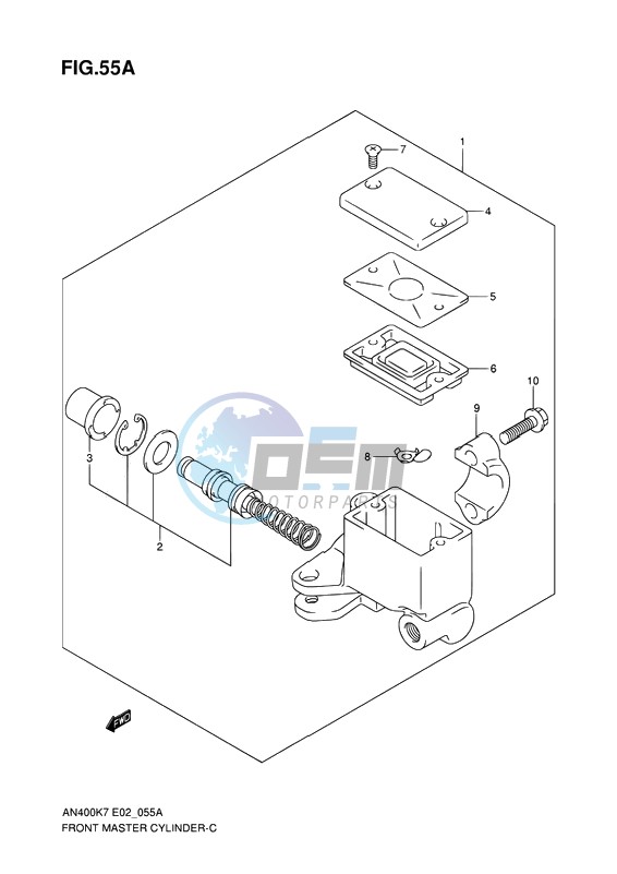 FRONT MASTER CYLINDER