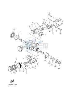 XP500 T-MAX 530 (59CS) drawing CRANKSHAFT & PISTON