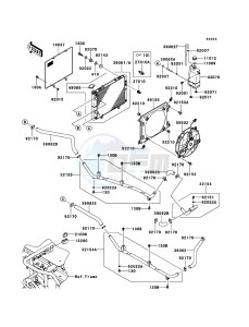 MULE 4010 DIESEL 4x4 KAF950F9F EU drawing Radiator