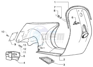 PX 150 E U.S.A. drawing Chassis