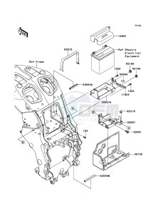 ZZR1400_ABS ZX1400FDF FR GB XX (EU ME A(FRICA) drawing Battery Case