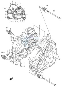 LT-A700X (E17) drawing CRANK CASE