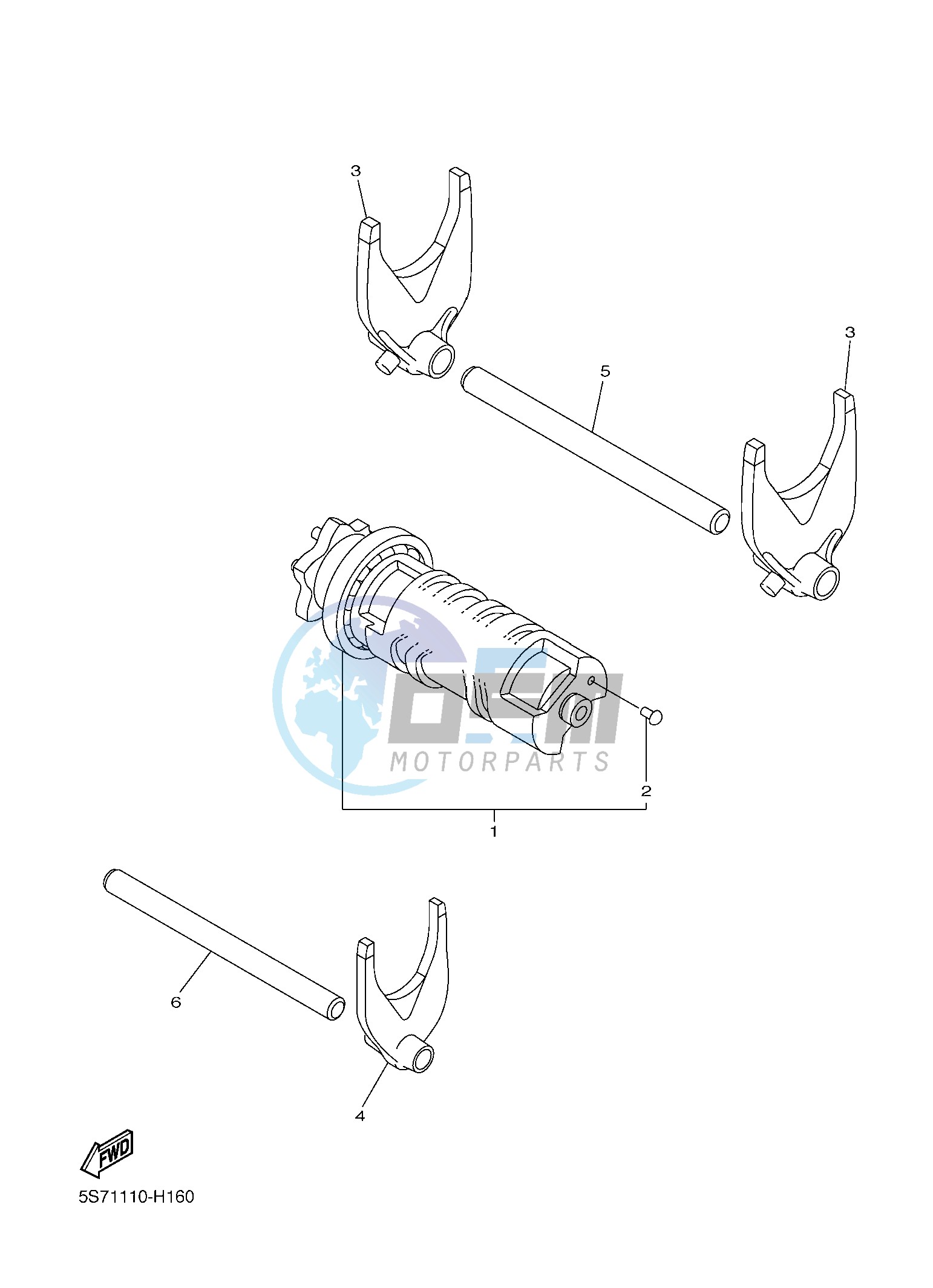 SHIFT CAM & FORK