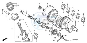 CBF1000AA UK - (E / MKH) drawing CRANKSHAFT/PISTON