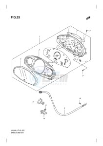 UH200G BURGMAN EU drawing SPEEDOMETER