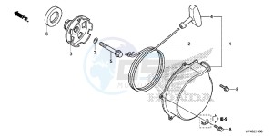 TRX420FED TRX420 Europe Direct - (ED) drawing RECOIL STARTER