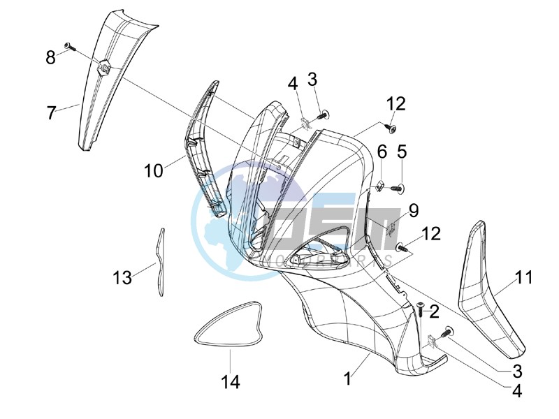 Front shield