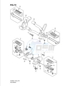 DL650 drawing FOOTREST