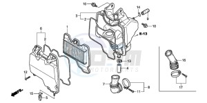 ANF125T drawing AIR CLEANER