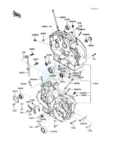 VN750 A [VULCAN 750] (A6-A9) [VULCAN 750] drawing CRANKCASE