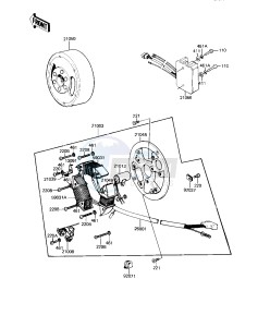 KE 125 A [KE125] (A9-A10) [KE125] drawing GENERATOR_REGULATOR -- 82-83 A9_A10- -