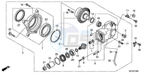 NSA700A9 Australia - (U / MME REF) drawing FINAL DRIVEN GEAR