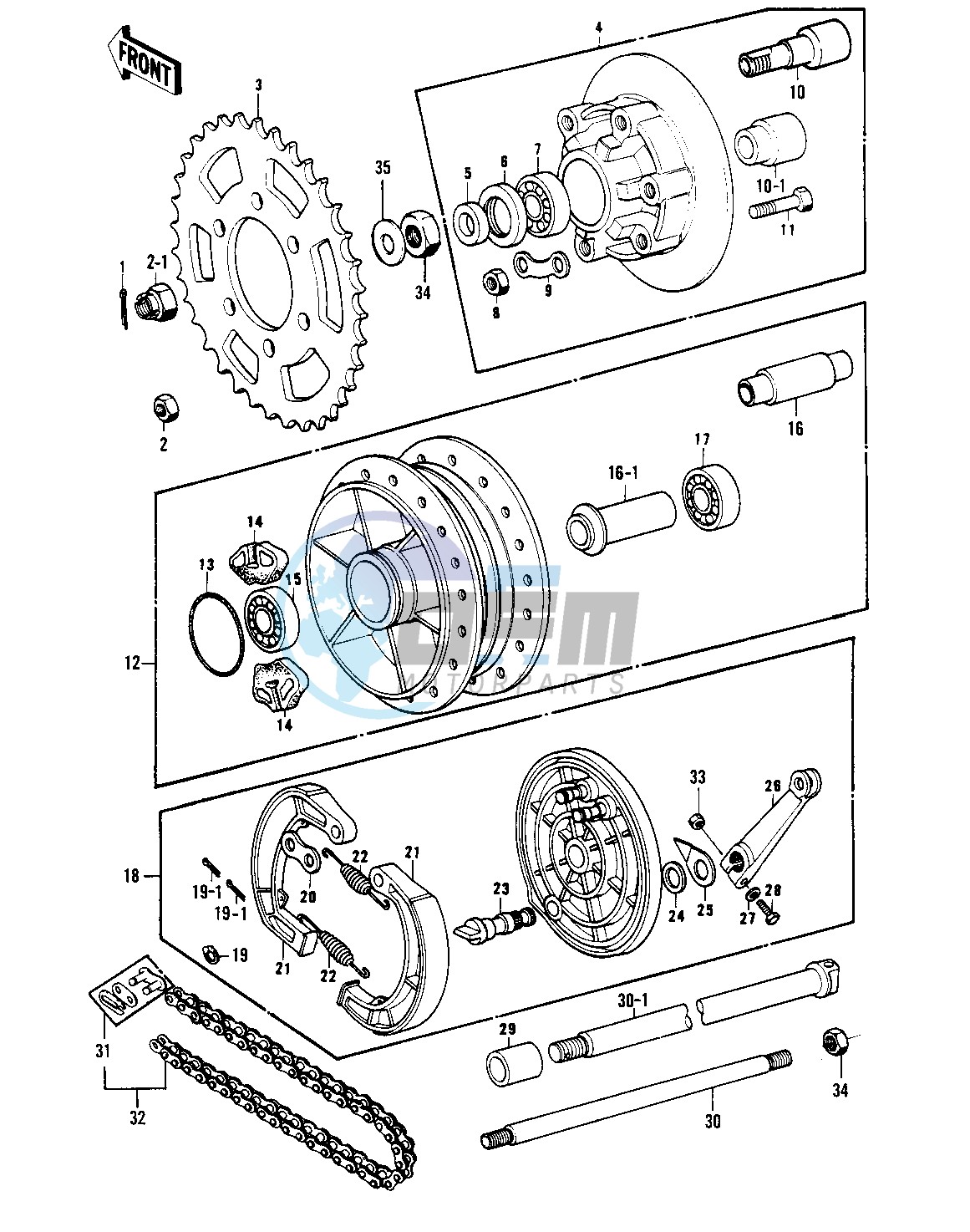 REAR HUB_BRAKE_CHAIN