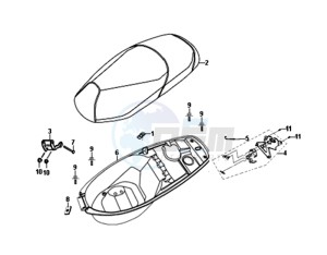 SYMPHONY SR 50 (L8) EU drawing BUDDYSEAT