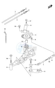 DF 225 drawing Throttle Rod