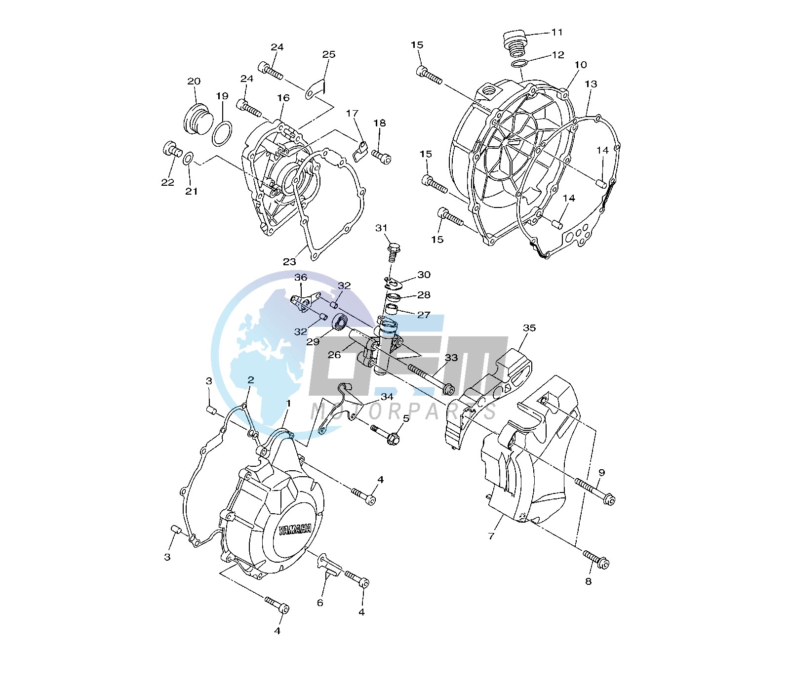 CRANKCASE COVER 1