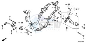 SH125RB drawing FRAME BODY