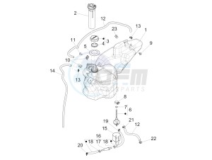 Liberty 150 4t e3 moc drawing Fuel Tank