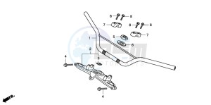 CRF100F drawing HANDLE PIPE