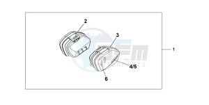 CBF1000A drawing PANNIER SE*G192M*