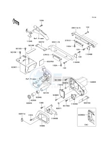 VN 1500 D[VULCAN 1500 CLASSIC] (D1-D2) [VULCAN 1500 CLASSIC] drawing BATTERY CASE