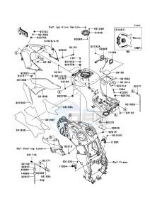 ZZR1400_ABS ZX1400D8F FR GB XX (EU ME A(FRICA) drawing Fuel Tank