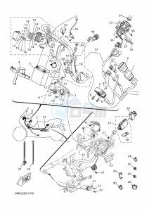 GPD155-A NMAX 150 (BBDG) drawing FENDER