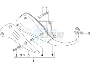 Liberty 50 4t Sport drawing Silencer