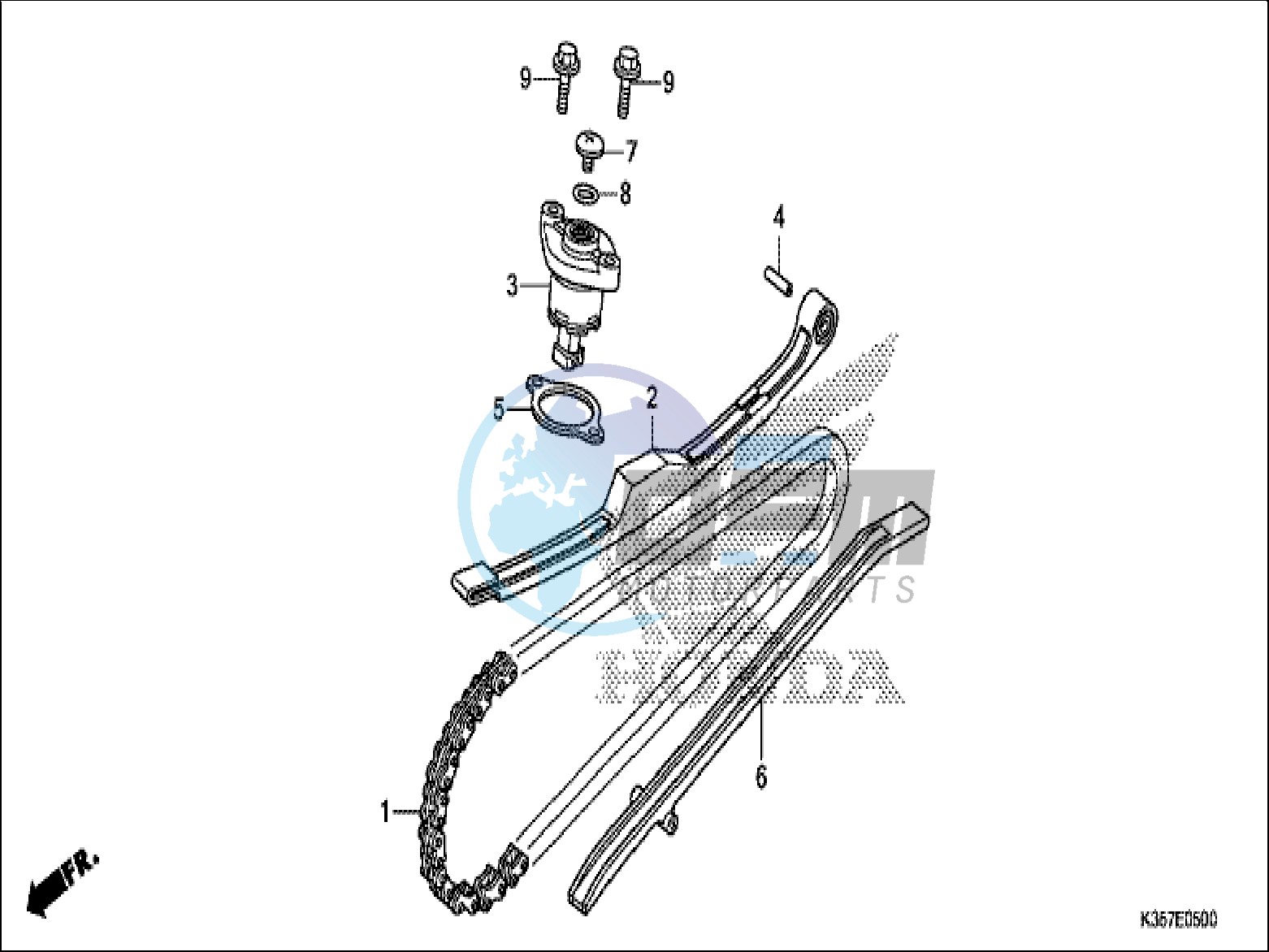 CAM CHAIN/TENSIONER