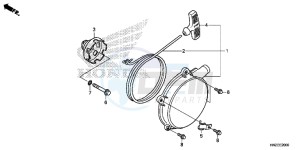 TRX500FAE TRX500FA Europe Direct - (ED) drawing RECOIL STARTER