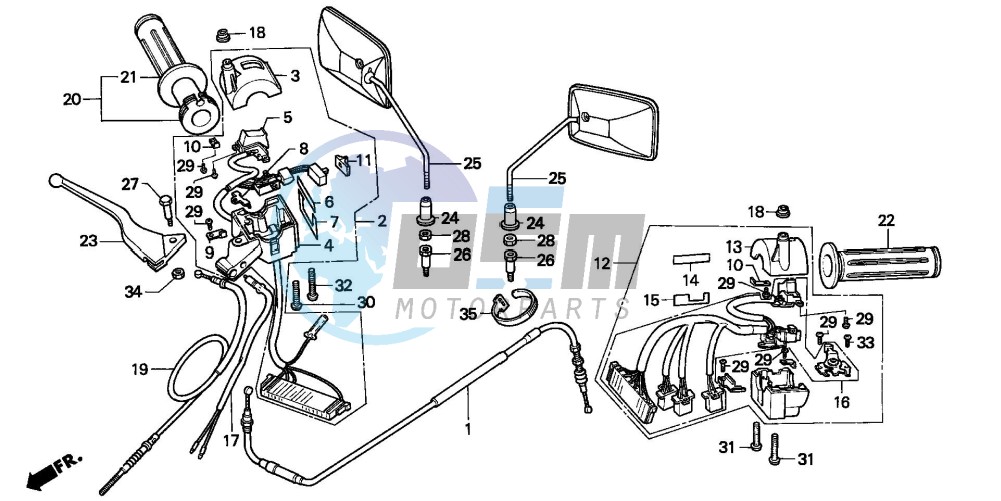 CABLE/HANDLE LEVER/SWITCH