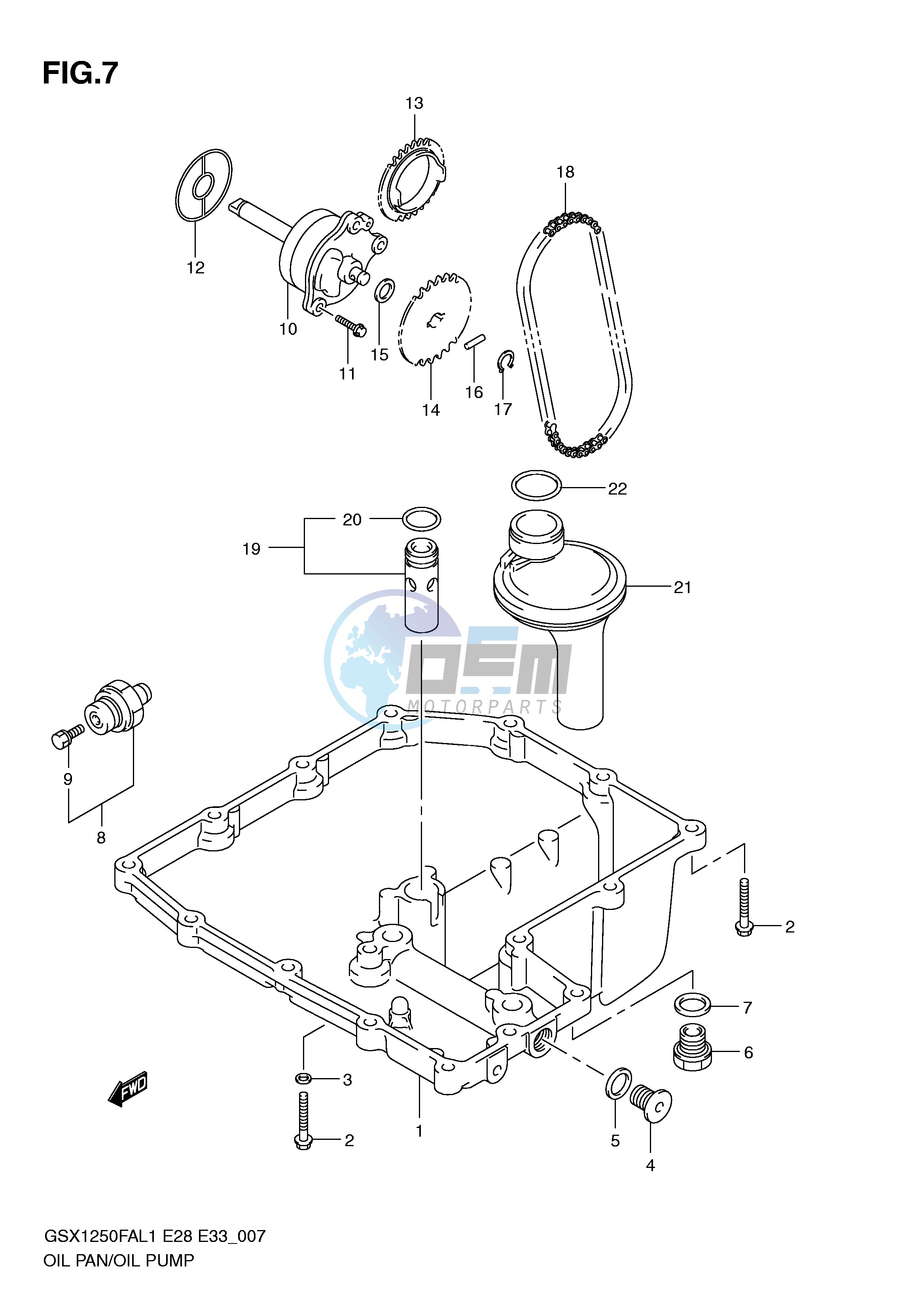 OIL PAN OIL PUMP