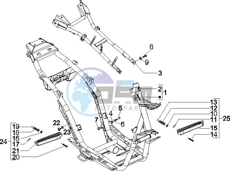 Frame bodywork