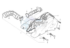 DNA 125-180 125 drawing Air Cleaner