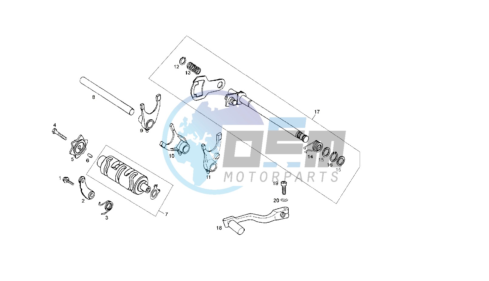 GEAR CHANGE MECHANISM