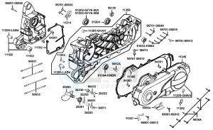 NEW DINK 50 Netherlands drawing Crank Case