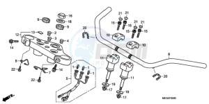 VT750CA9 KO / MK ST drawing HANDLE PIPE/TOP BRIDGE