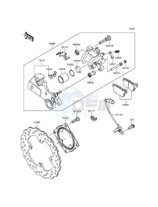 NINJA_ZX-6R_ABS ZX636FFF FR GB XX (EU ME A(FRICA) drawing Rear Brake