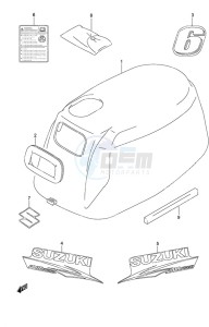 DF 6 drawing Engine Cover