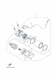 YZF320-A YZF-R3 (B2XH) drawing STARTING MOTOR