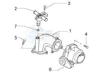 Beverly 500 (USA) USA drawing Union Pipe-Throttle Body-Injector