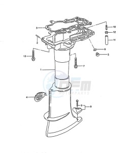 DT 4 drawing Drive Shaft Housing