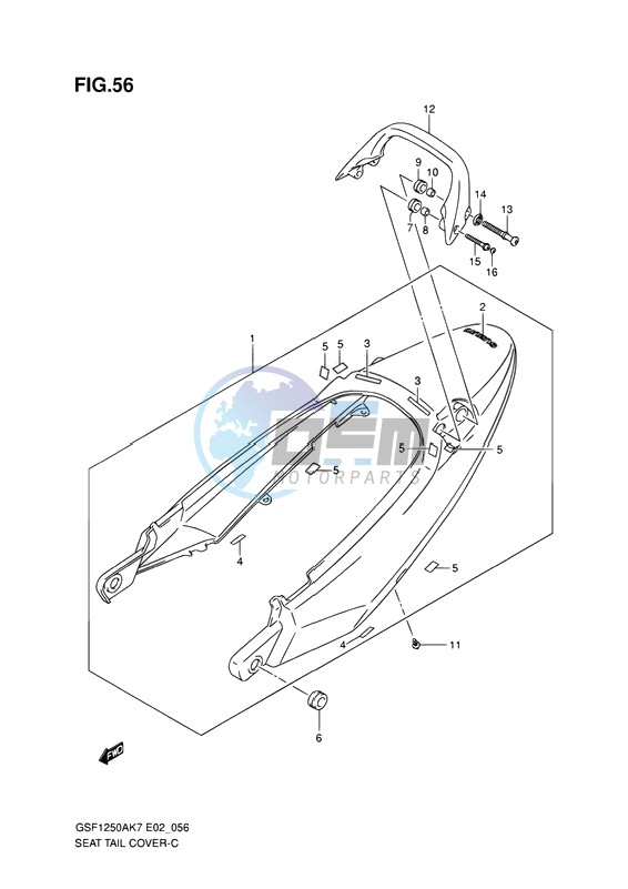 SEAT TAIL COVER