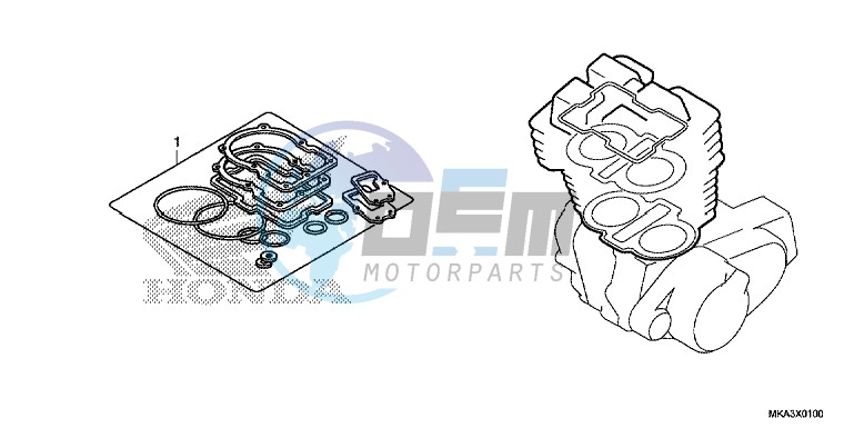 GASKET KIT A