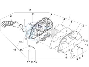 GTS 300 ie ABS (APAC) drawing Air filter