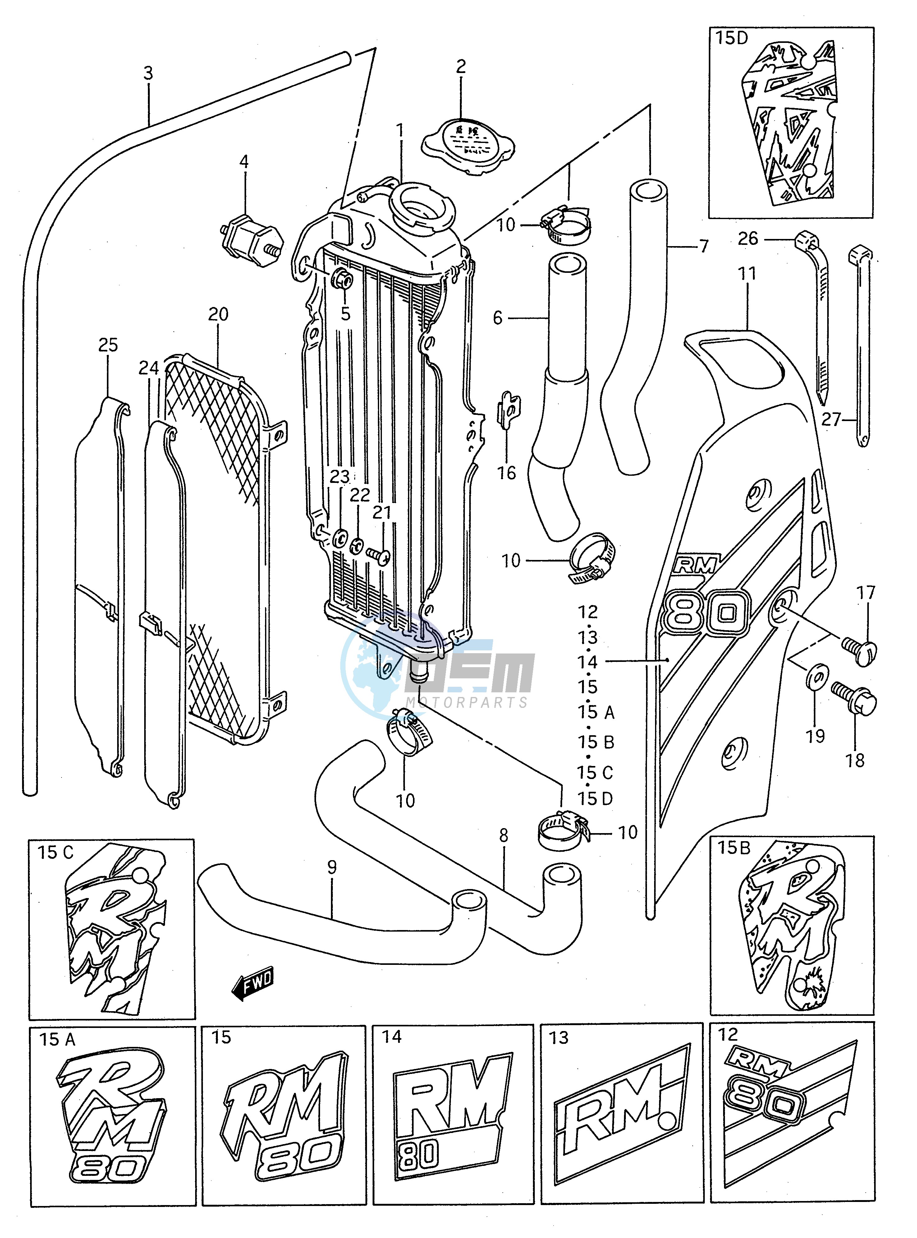 RADIATOR (MODEL G H J K L M N P)