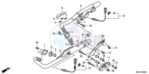 VT750CA9 Australia - (U / ST) drawing EXHAUST MUFFLER