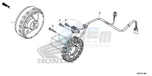 TRX420FE1G TRX420 Europe Direct - (ED) drawing GENERATOR